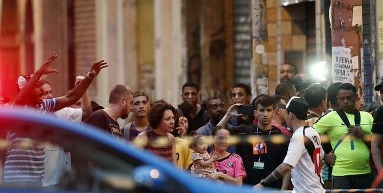 Nueve muertos tras estampida humana en Sao Paulo