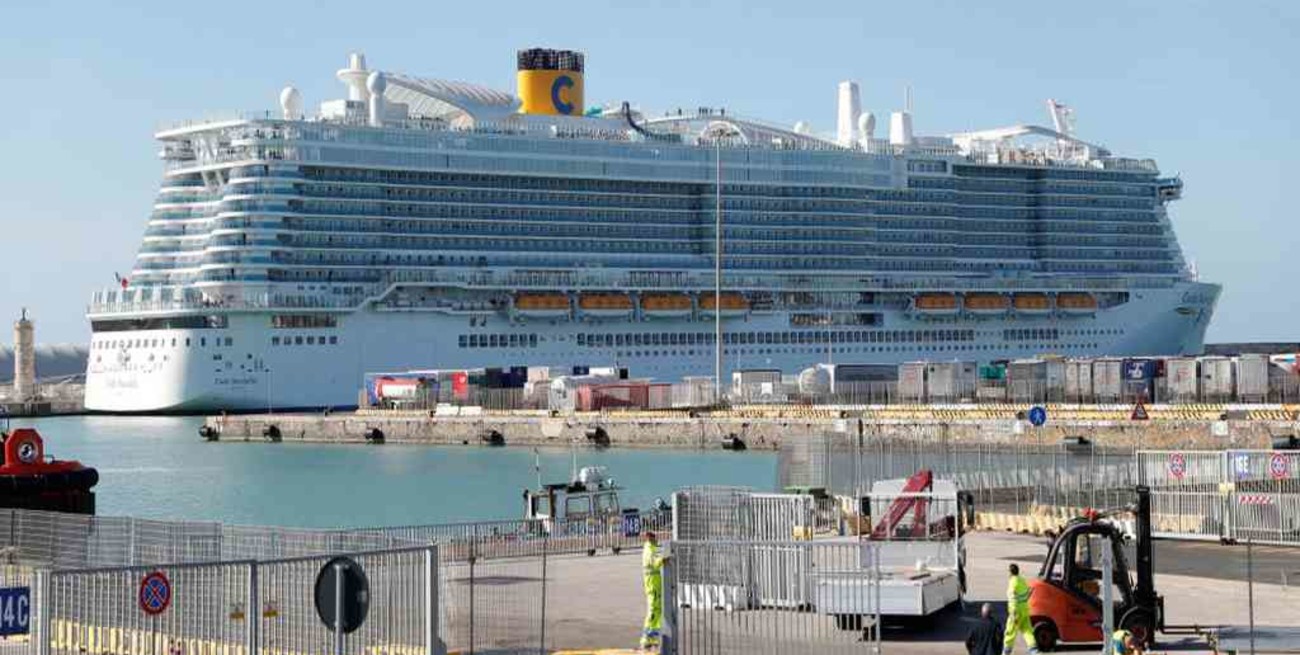 Descartaron casos de coronavirus en el crucero en Italia