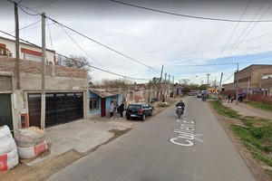 ELLITORAL_402993 |  Captura digital - Google Maps Streetview El ataque se produjo en Cullen al 1100 Bis, en el barrio Empalme Graneros de Rosario.