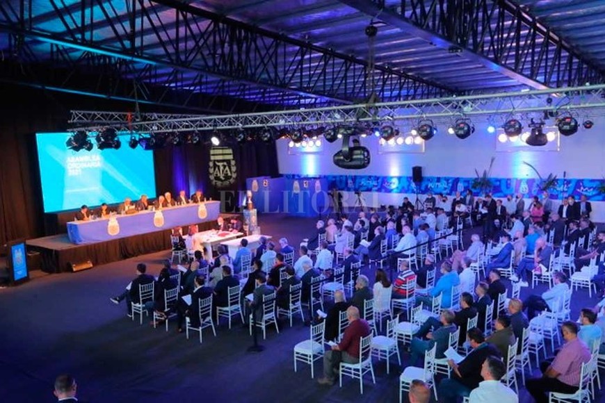 ELLITORAL_423902 |  Gentileza Prensa AFA Imagen de la Asamblea de este viernes.