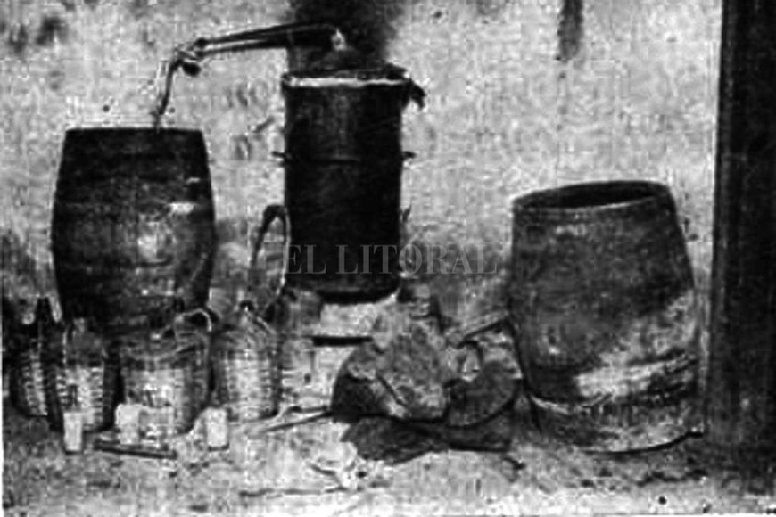 ELLITORAL_415782 |  Hemeroteca Digital de Santa Fe / Diario El Orden En Santo Tomé, también se fabricaba ilegalmente bebidas alcohólicas.