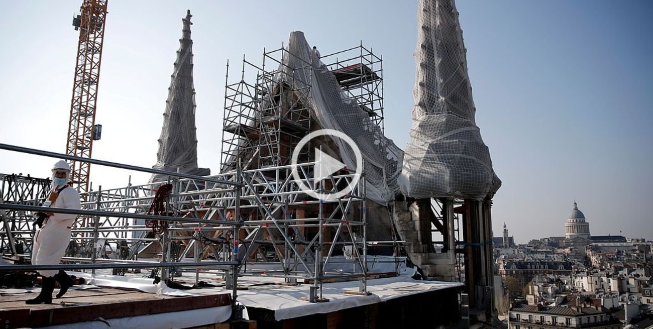 Concluyen los trabajos de consolidación de Notre Dame y dan paso a su restauración