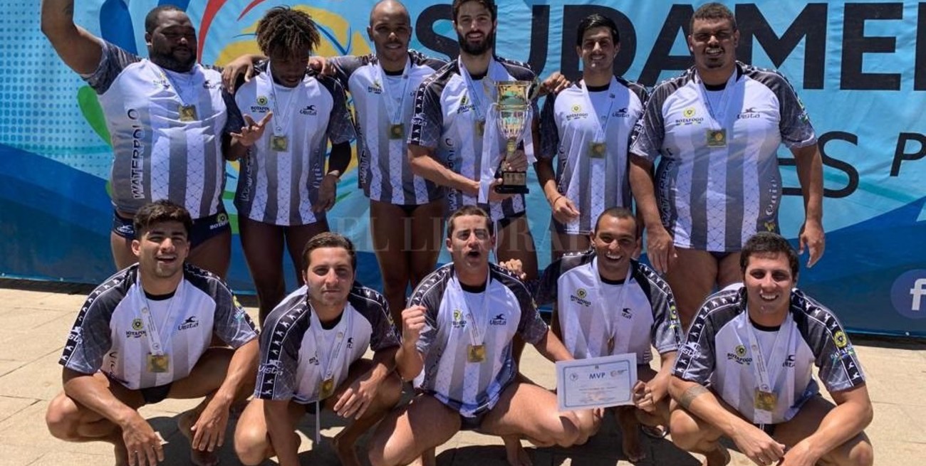Waterpolo: El capitán de Regatas fue campeón del  Sudamericano con Botafogo de Brasil 