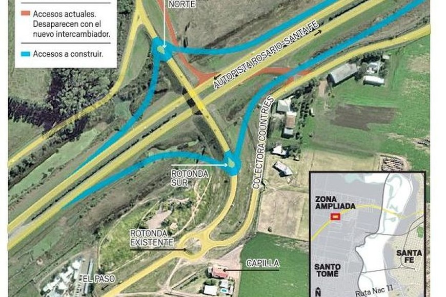 En agosto comenzarán a construir el intercambiador vial de la Autopista
