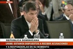 ELLITORAL_5204 |  EFE Correa implora para que Uribe admita el eror y pida perdón, como camino hacia la paz latinoamericana