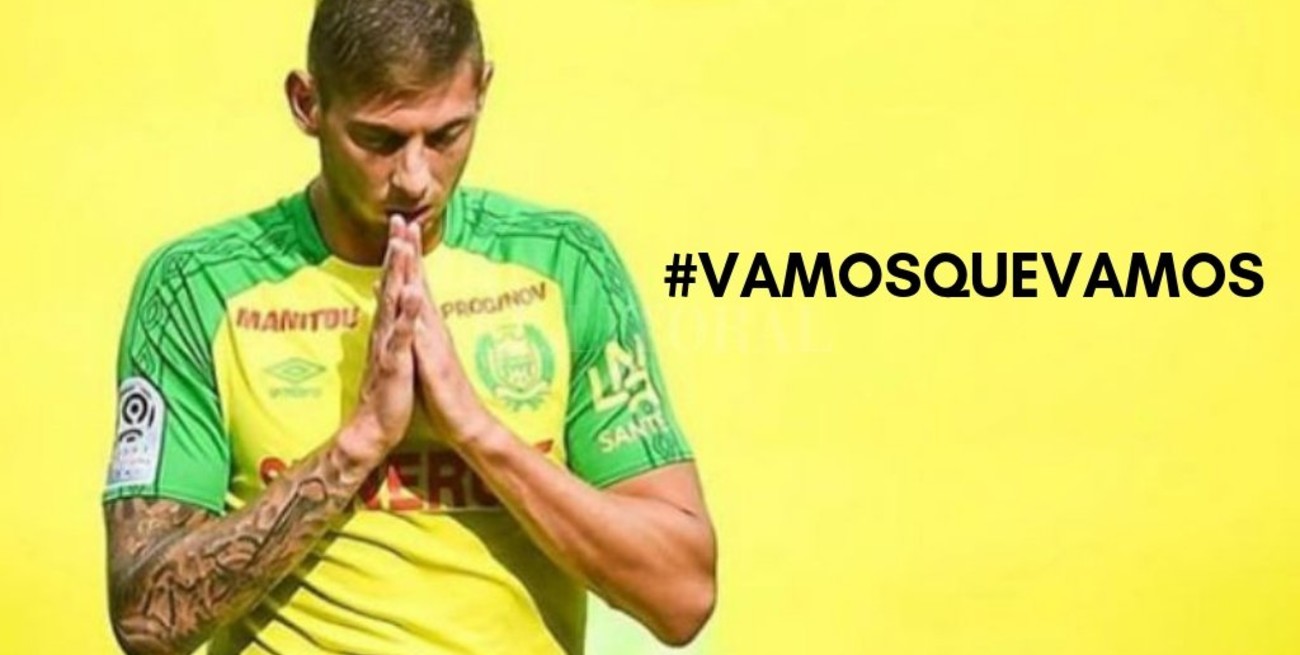 Futbolistas lanzan campaña para que sigan buscando a Emiliano Sala