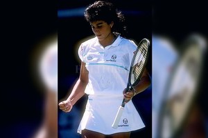 Archivo El Litoral Gabriela Sabatini en una imagen de 1988, el año en el que obtuvo su primer Masters, en el afamado escenario neoyorquino.
