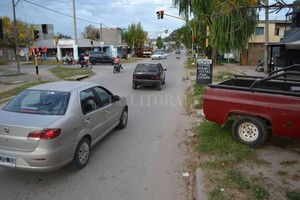 Archivo El Litoral Yrigoyen y Alberdi. A pocos metros del acceso principal al barrio Monseñor Vicente Zazpe. Zona muy transitada del centro-sur de la ciudad, con un movimiento vehicular incesante.