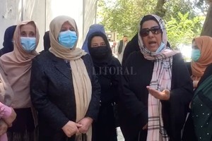 ELLITORAL_404960 |  Reuters Protesta de mujeres en Kabul.