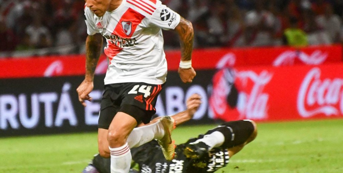 Enzo Pérez sufrió un esguince en el hombro izquierdo