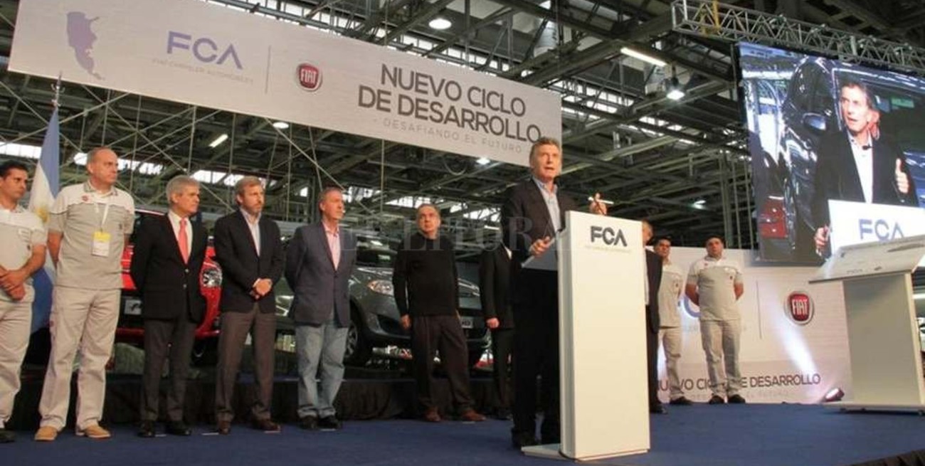 Macri visitará en Córdoba la planta de Fiat 