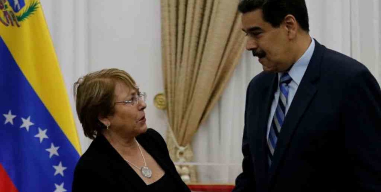 Bachelet reclamó a Maduro la liberación de "todas las personas detenidas por motivos políticos"