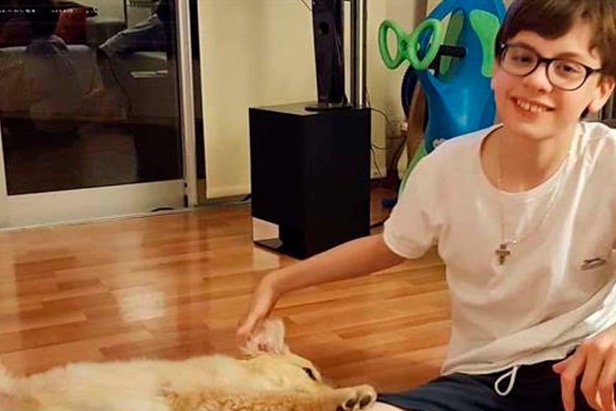 ELLITORAL_197483 |  La Nación Santino fue diagnosticado con síndrome de Asperger, un Trastorno Espectro Autista (TEA)