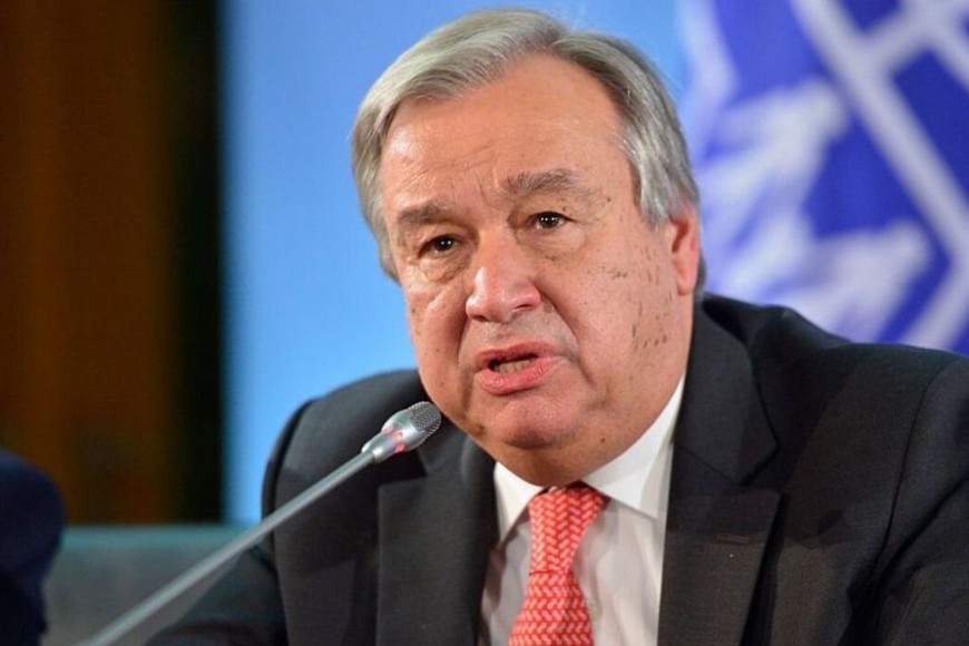 ELLITORAL_272553 |  Gentileza Antonio Guterres, secretario General de Naciones Unidas.