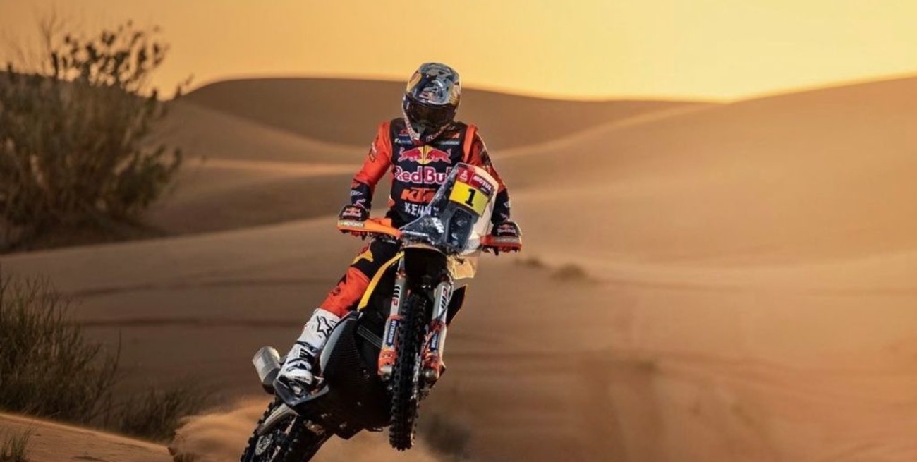 Kevin Benavides se prepara para defender el título en el Rally Dakar