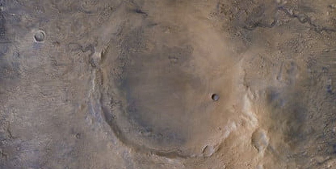 La NASA confirmó que hubo agua sobre el cráter Jezero en Marte