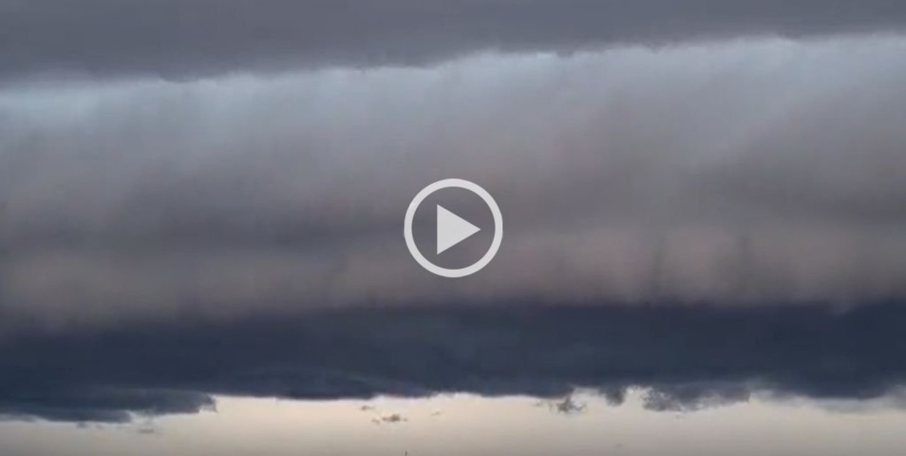 Video: así se vio la llegada de la tormenta a la ciudad de Buenos Aires