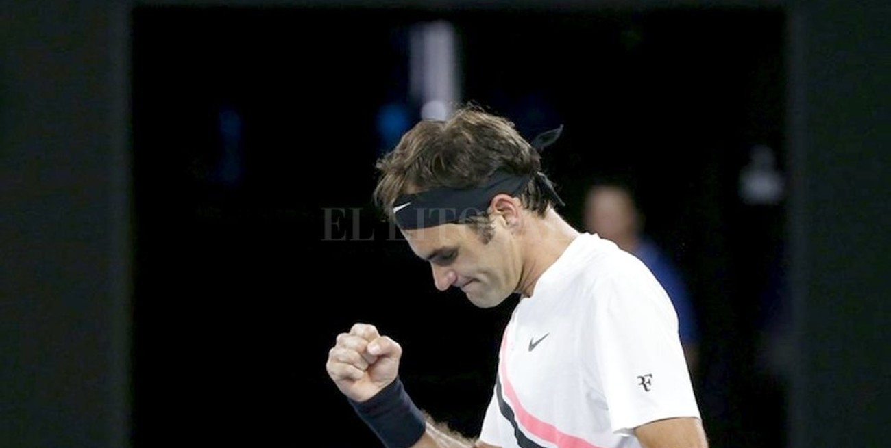 Ganó Federer y pasó a la tercera ronda
