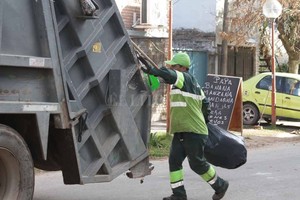 Archivo El Litoral La recolección de residuos es normal, pese a la medida de fuerza