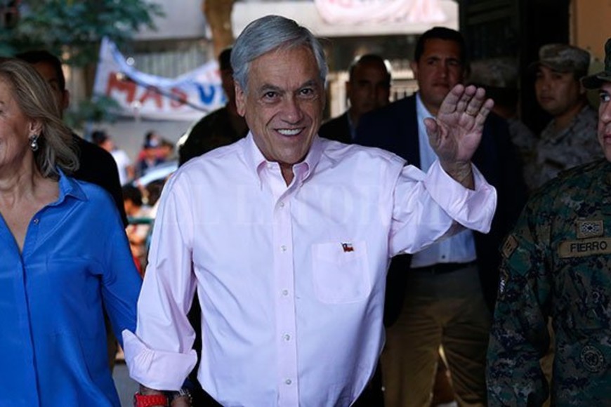 ELLITORAL_198460 |  La Tercera/Chile Sebastián Piñera, que ganó la primera vuelta, busca la reelección.