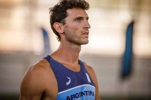 Gentileza Oscar Muños Badilla Germán Chiaraviglio no pudo retener su título en el sudamericano indoor en el inicio de la temporada.