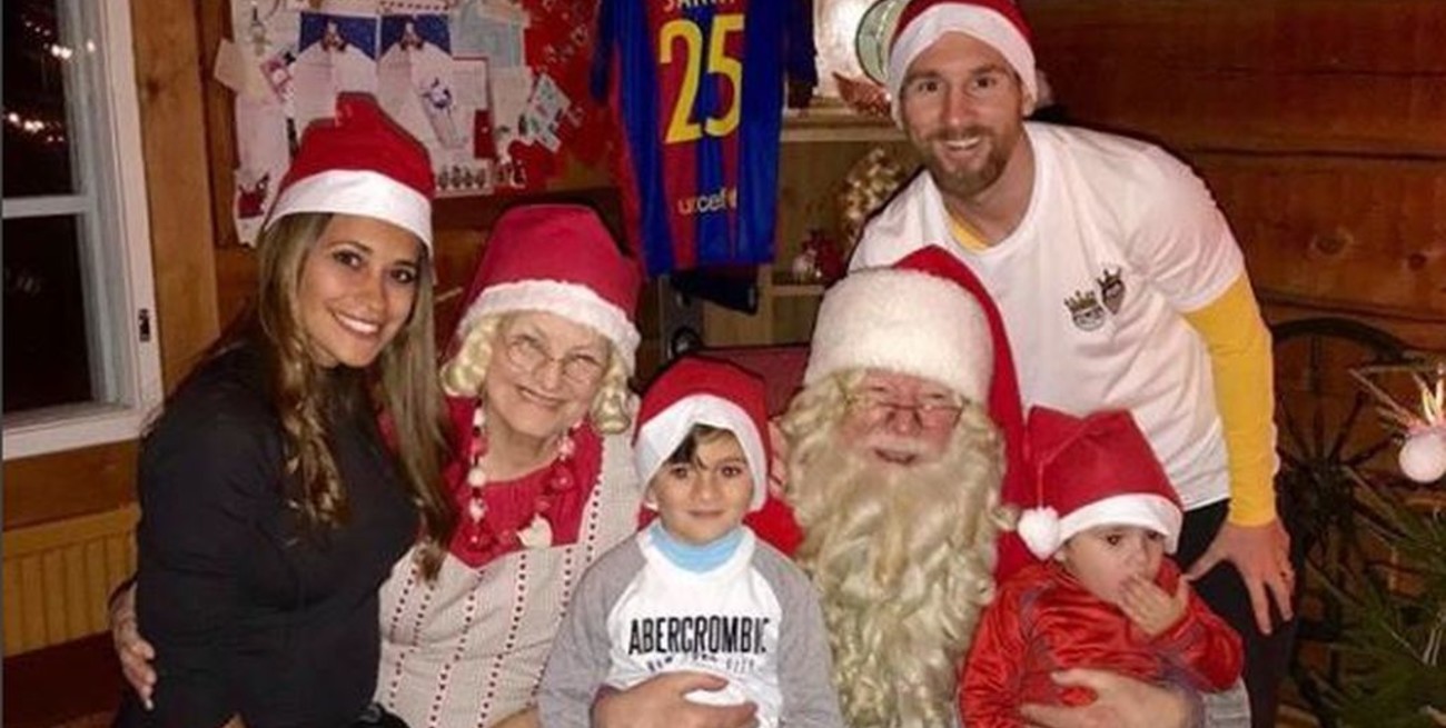 Messi pasa la Navidad en Rosario