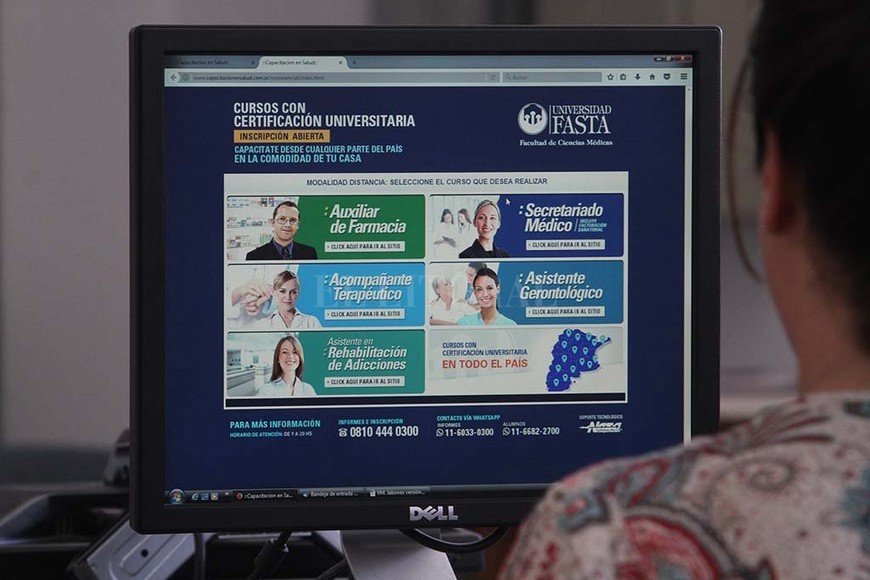 ELLITORAL_207637 |  Mauricio Garín. La modalidad de cursado en la mayoría de las carreras es a través de un aula virtual.
