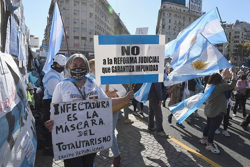 ELLITORAL_330913 |  Télam/Fernando Gens La concentración principal está en el Obelisco porteño.