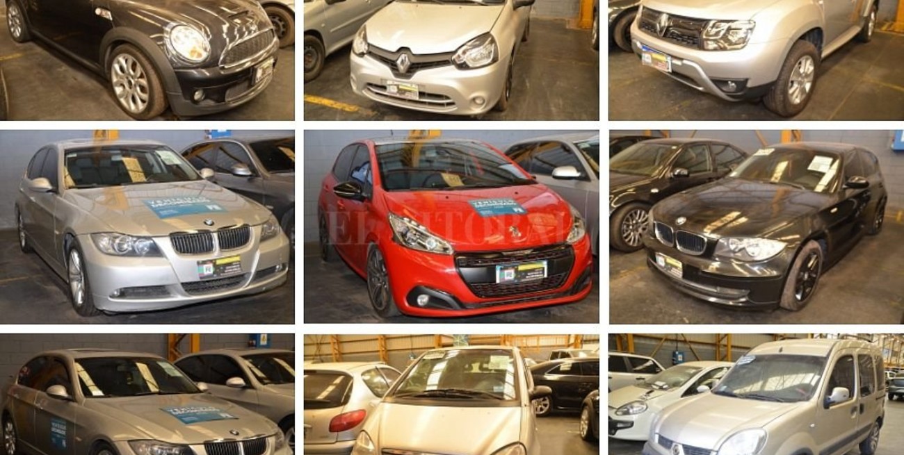 Mirá los autos de alta gama incautados a criminales que serán subastados por la provincia