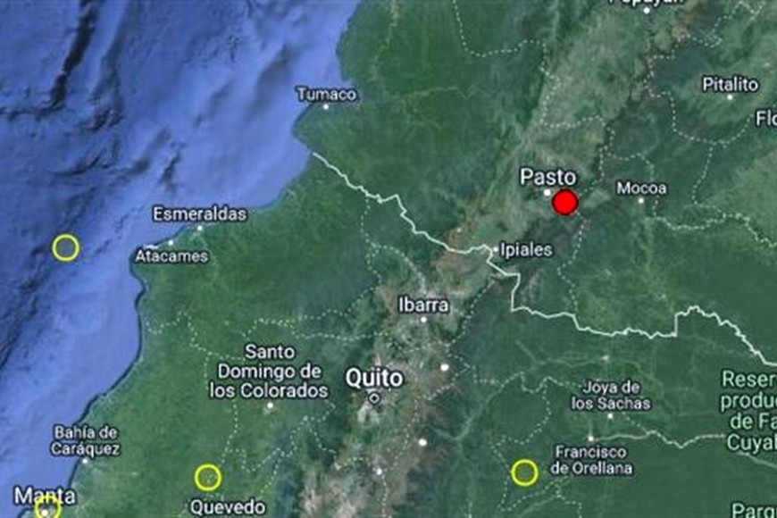 ELLITORAL_213899 | Internet El movimiento telúrico tuvo epicentro en el volcán Galeras.