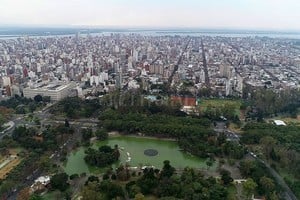 ELLITORAL_308747 |  Fernando Nicola Imagen aérea de la ciudad de Rosario.