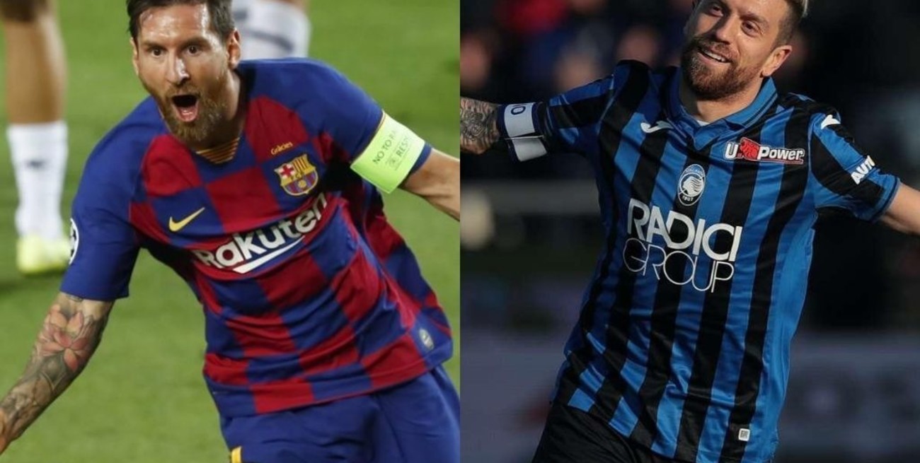 Messi y "Papu" Gómez fueron elegidos en el plantel ideal de la Champions League