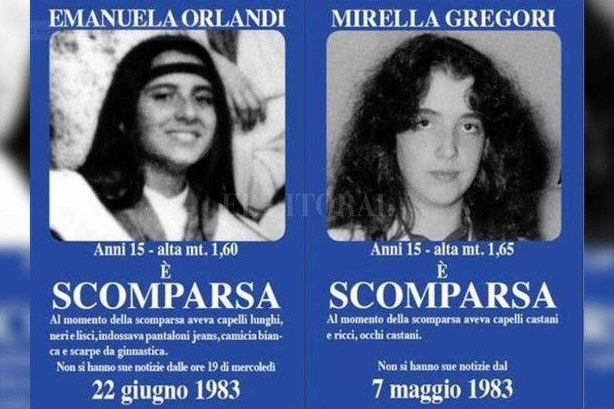 ELLITORAL_228134 |  Captura digital Emanuela Orlandi y Mirella Gregori.