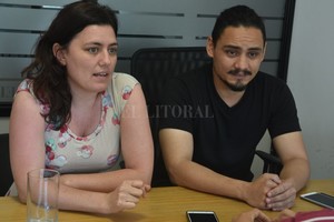 ELLITORAL_230647 |  Luis Cetraro Dolores Marengo y Marcelo Pérez Foche, delegados de Conadi y el Banco Nacional de Datos respectivamente, detallaron las maneras de abordar el proceso.