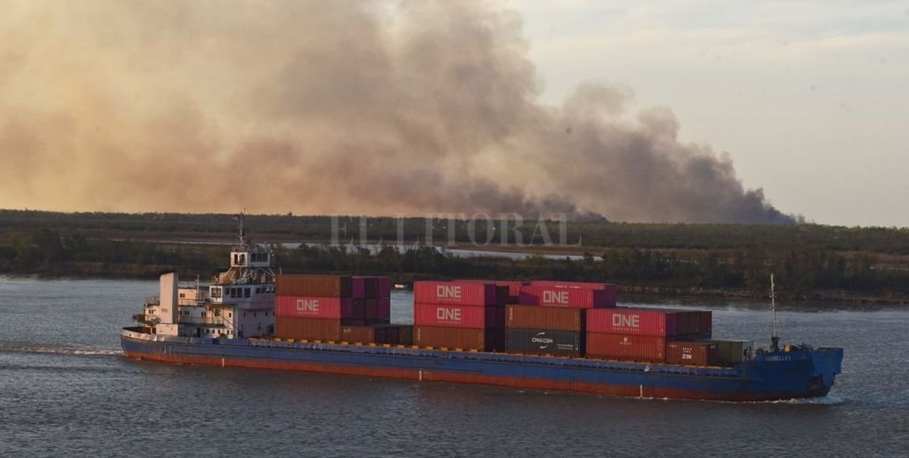 Obras ilegales: lo que esconde el humo de los incendios en las islas frente a Rosario