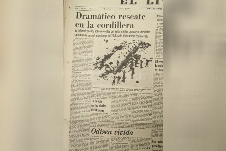 ELLITORAL_305629 |  Archivo El Litoral El registro histórico de El Litoral, el día en que los sobrevivientes fueron encontrados y rescatados.