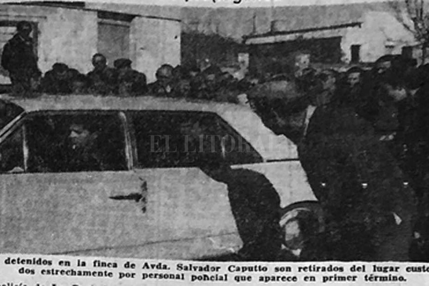 ELLITORAL_316964 |  Archivo El Litoral El momento de la detención de los ladrones captada por el fotógrafo de El Litoral