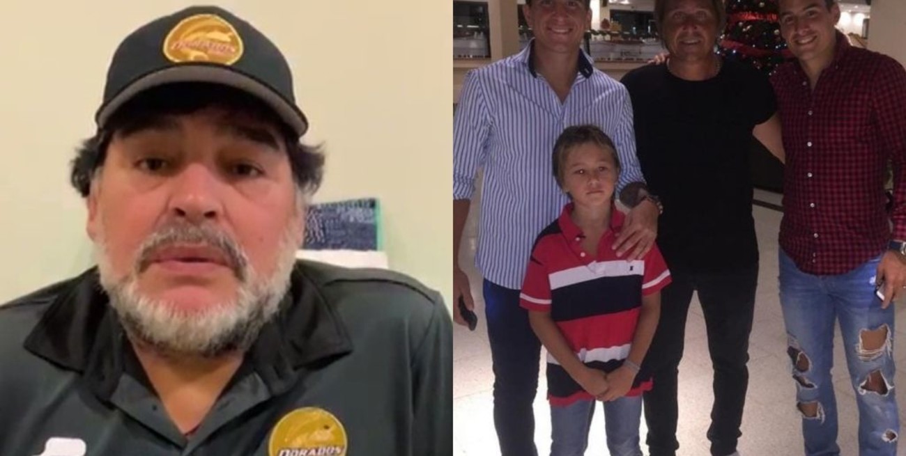 El mensaje de Diego Maradona para los hijos del "Huevo" Toresani