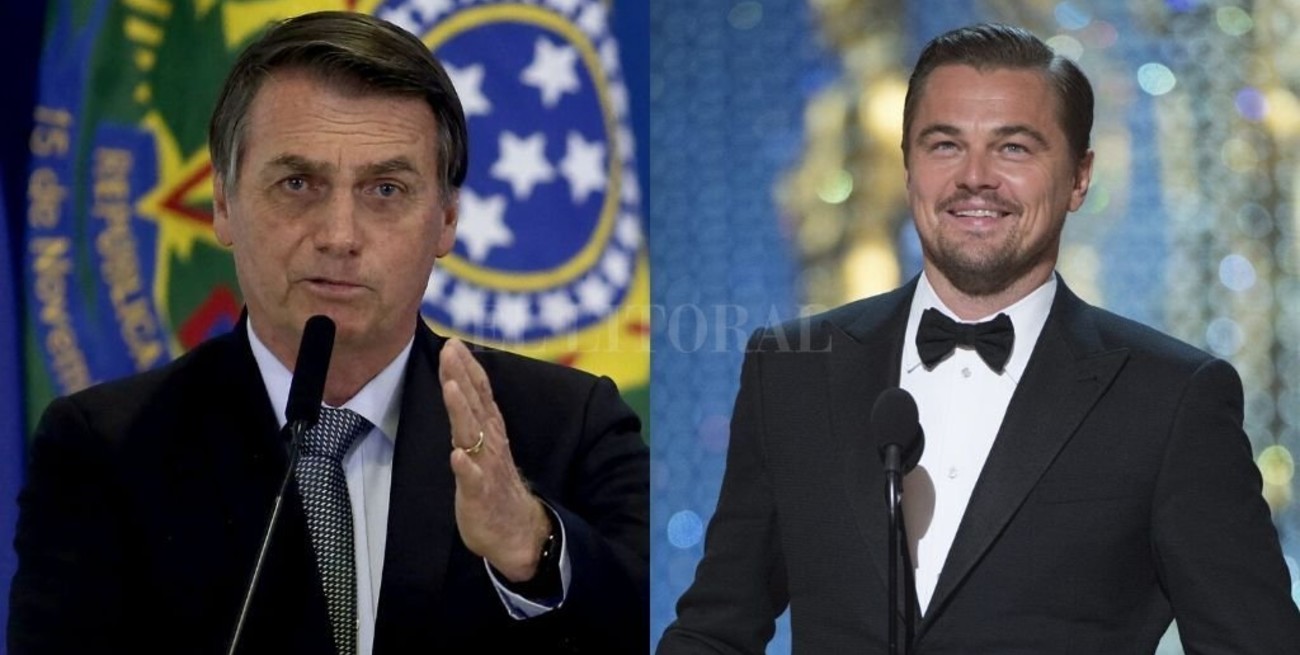 Bolsonaro acusa a DiCaprio de financiar organismos que incendian la Amazonía