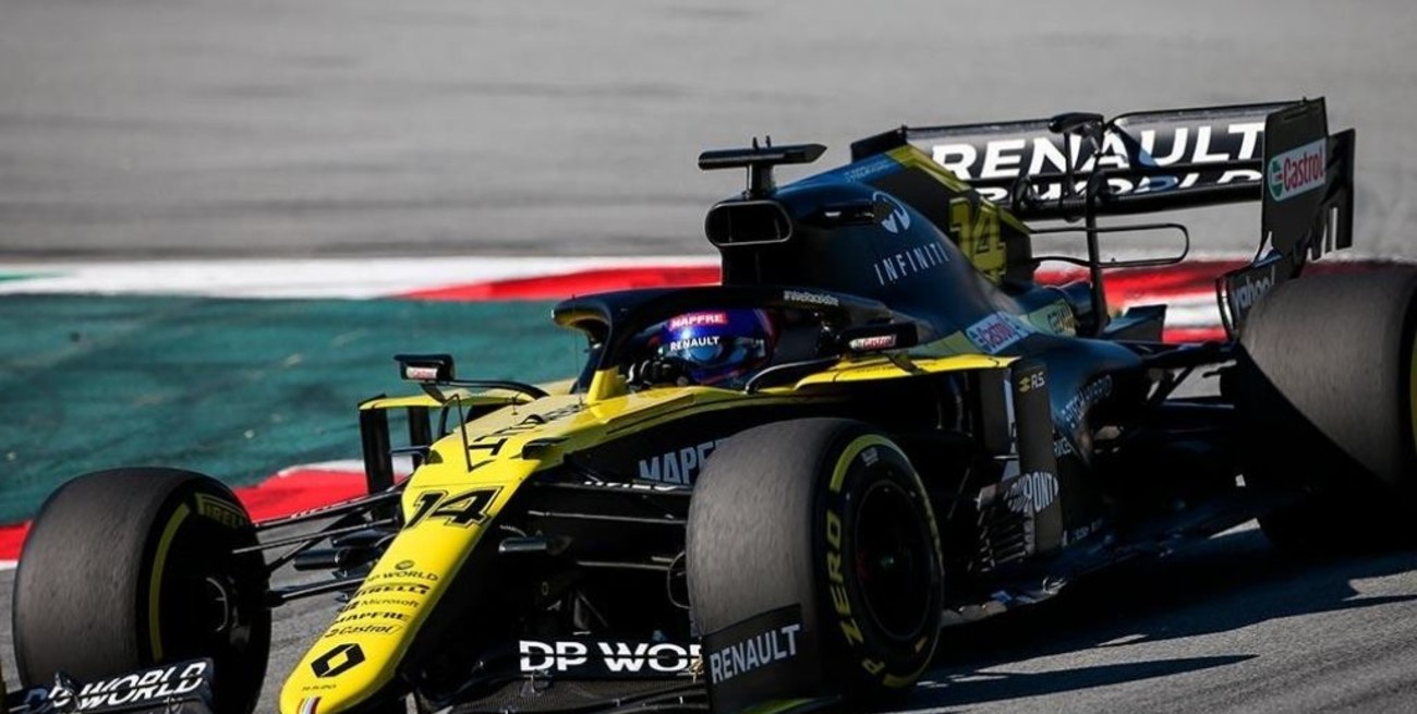 El excampeón mundial Fernando Alonso realizó pruebas en Bahréin