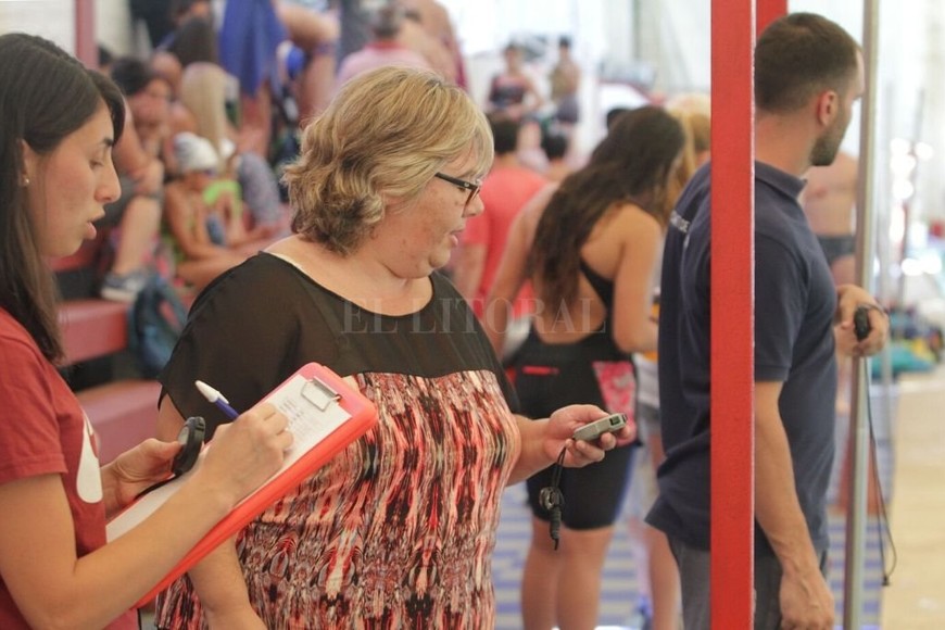 ELLITORAL_276527 |  Pablo Aguirre. Yanina Primón, Presidente de la Fesana, miembro de la CADDA y del Consanat.