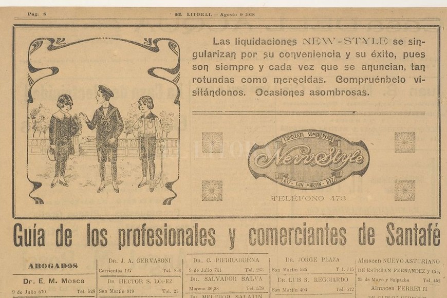 ELLITORAL_265246 |  Archivo El Litoral New Style acompaño al El Litoral desde su primera edicion en 1918