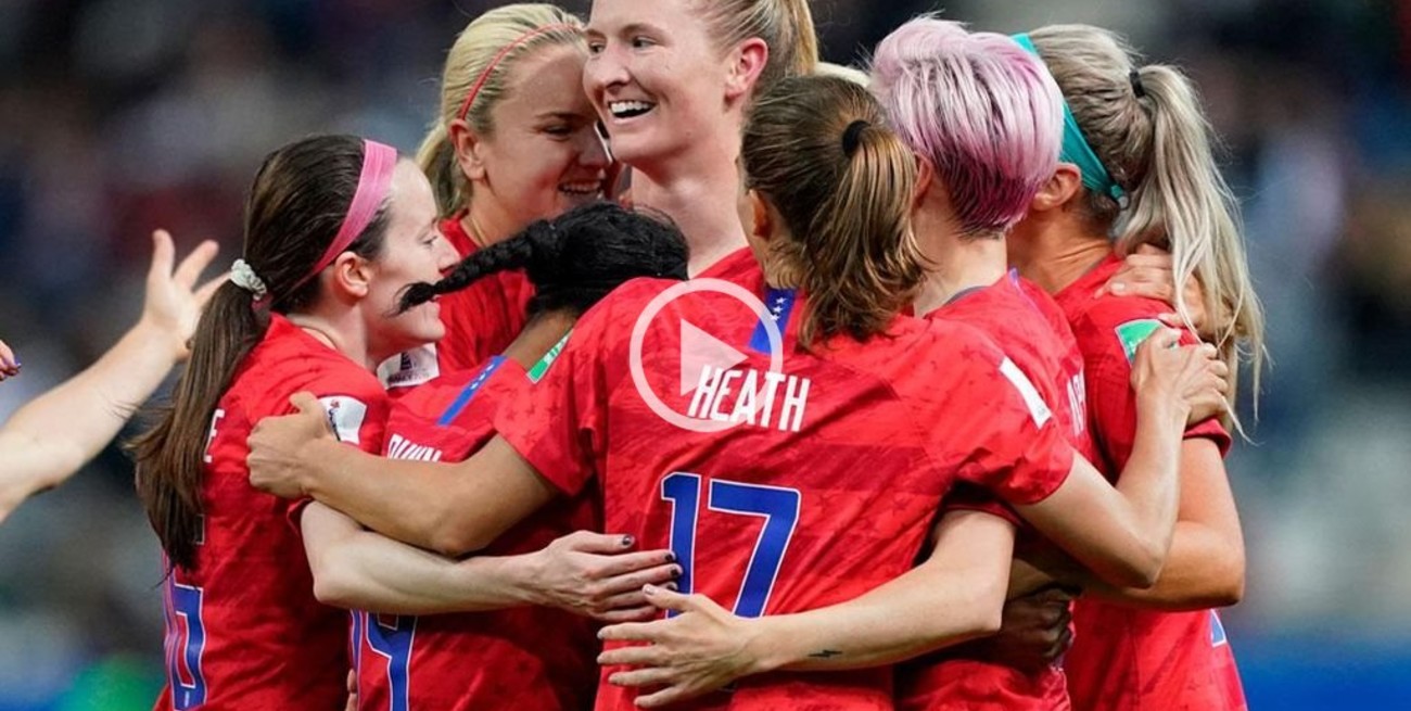 Insólito: Estados Unidos derrotó 13 a 0 a Tailandia en el Mundial de Fútbol femenino