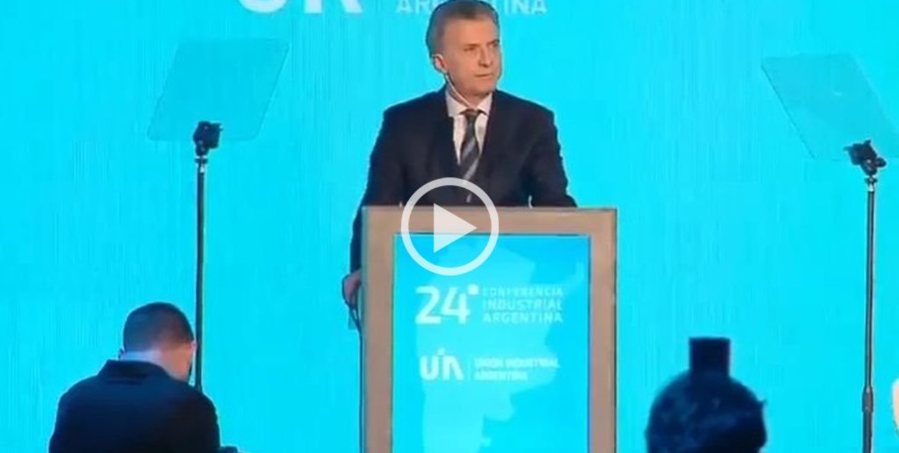 Luego de anunciar cambios en las retenciones, Macri habló en la UIA