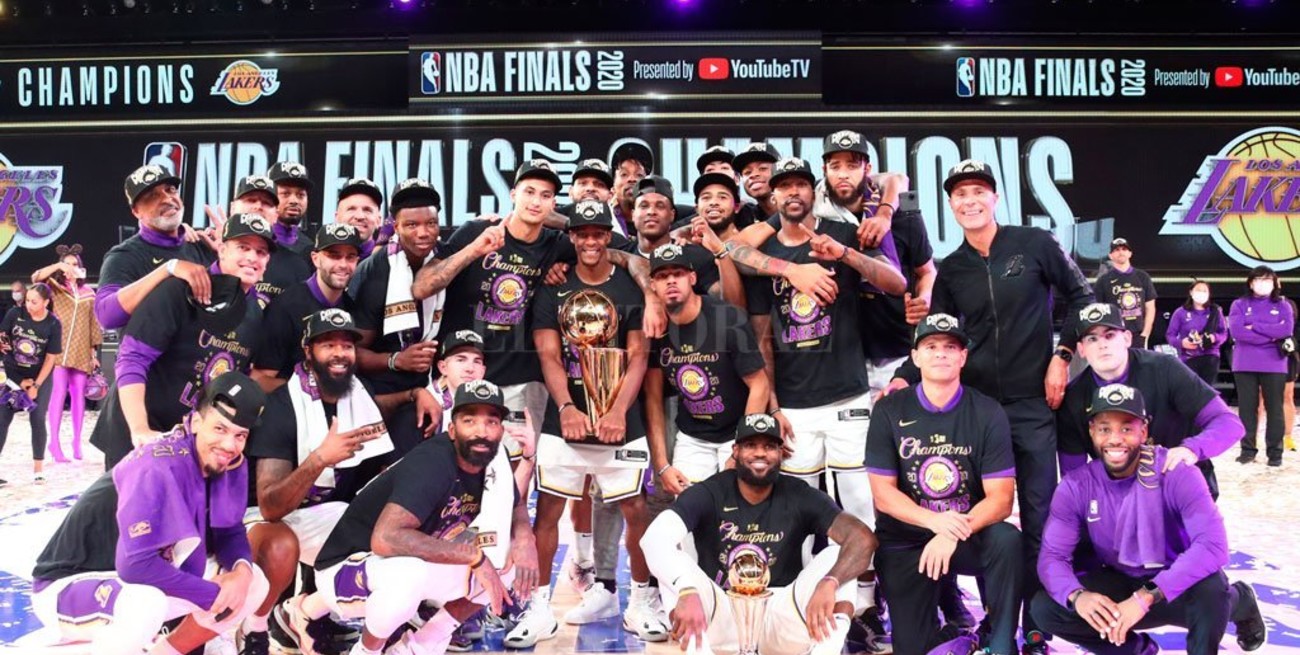 Los Lakers se consagraron campeones de la NBA