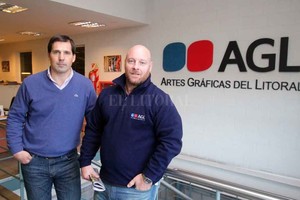 Pablo Aguirre. LA LABOR DE LOS TRABAJADORES ES CLAVE . Pablo Carranza y Federico Bonavetti son los gerentes comerciales y administrativos de AGL. A ellos se les suma Luis Carrara, gerente de producción.