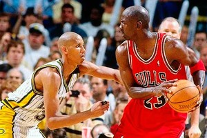 ELLITORAL_297617 |  Gentileza En la década de 1990, Miller tuvo la difícil tarea de marcar a Jordan