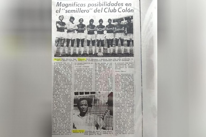 ELLITORAL_310387 |  Archivo El Litoral El Litoral...siempre El Litoral El habitual balance del gran diario de Santa Fe de lo que había sido la temporada y el gran trabajo de Rubén Cheves con las inferiores sabaleras. Abajo, la entrevista mano a mano de Enrique Miguel Cruz con el protagonista de esta entrevista, Rubén Cheves, que hoy tiene 82 años y vive en Neuquén.
