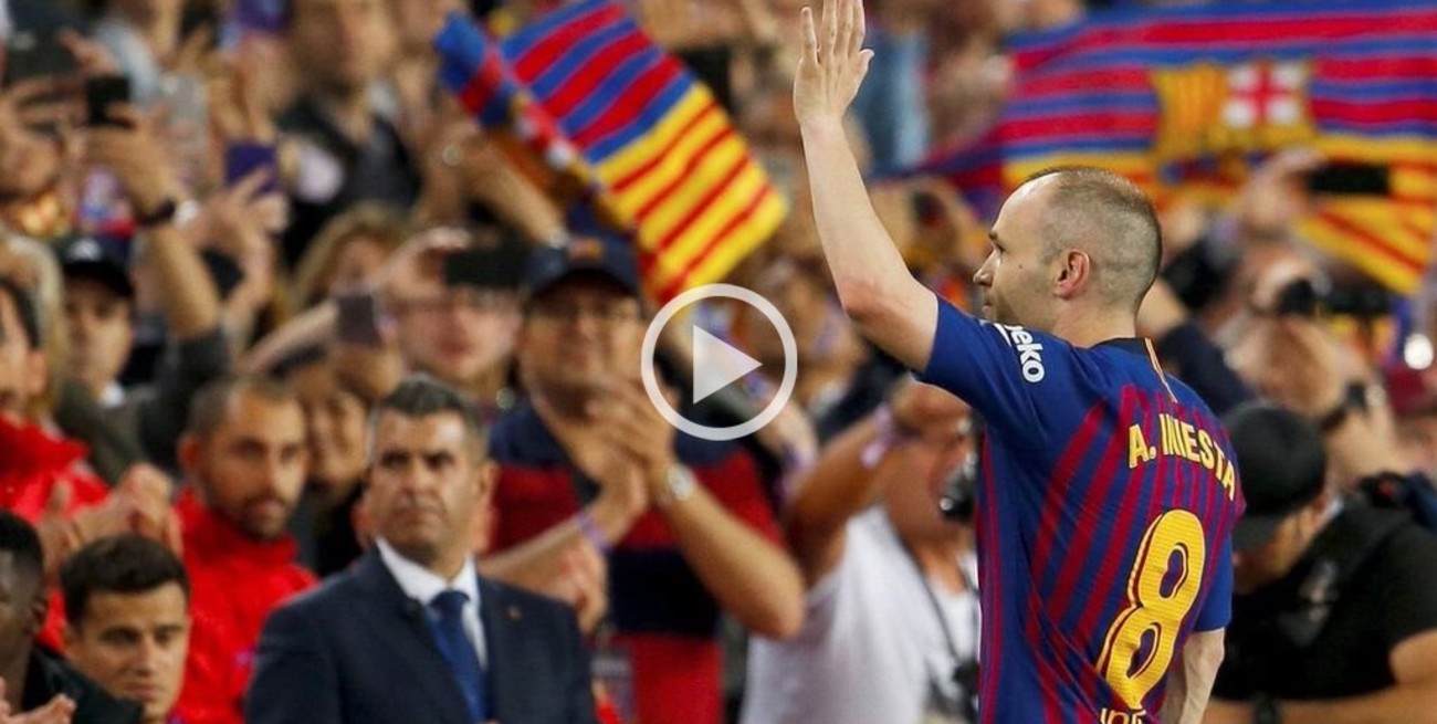 Iniesta se despidió de Barcelona con un triunfo
