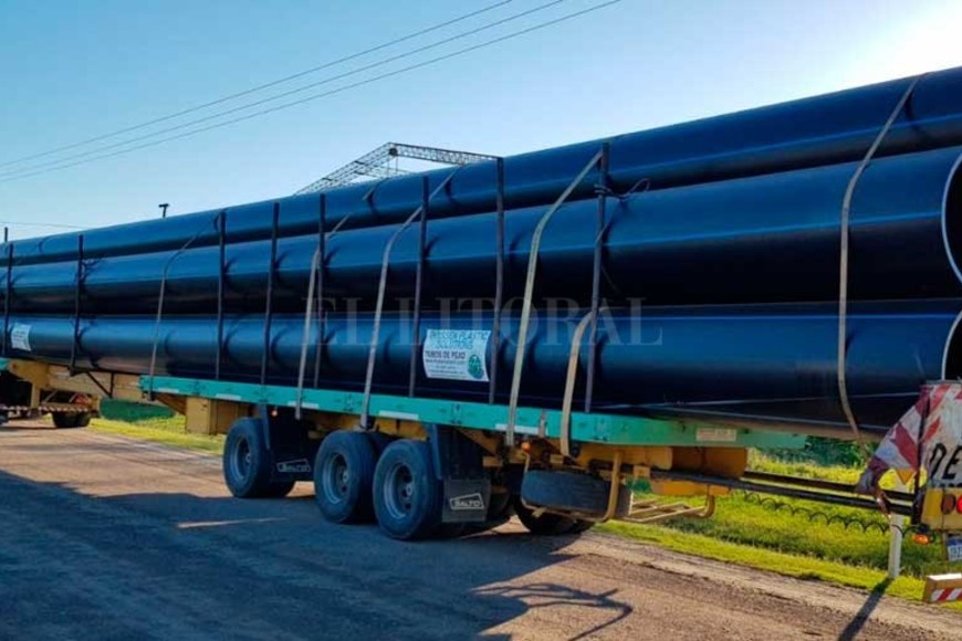 ELLITORAL_230584 |  Gentileza Comuna de San Carlos MÁS INFRAESTRUCTURA. Con la realización de la segunda etapa, el acueducto abarcará una superficie de 2500 kilómetros cuadrados y una población atendida superior a los 175 mil habitantes.